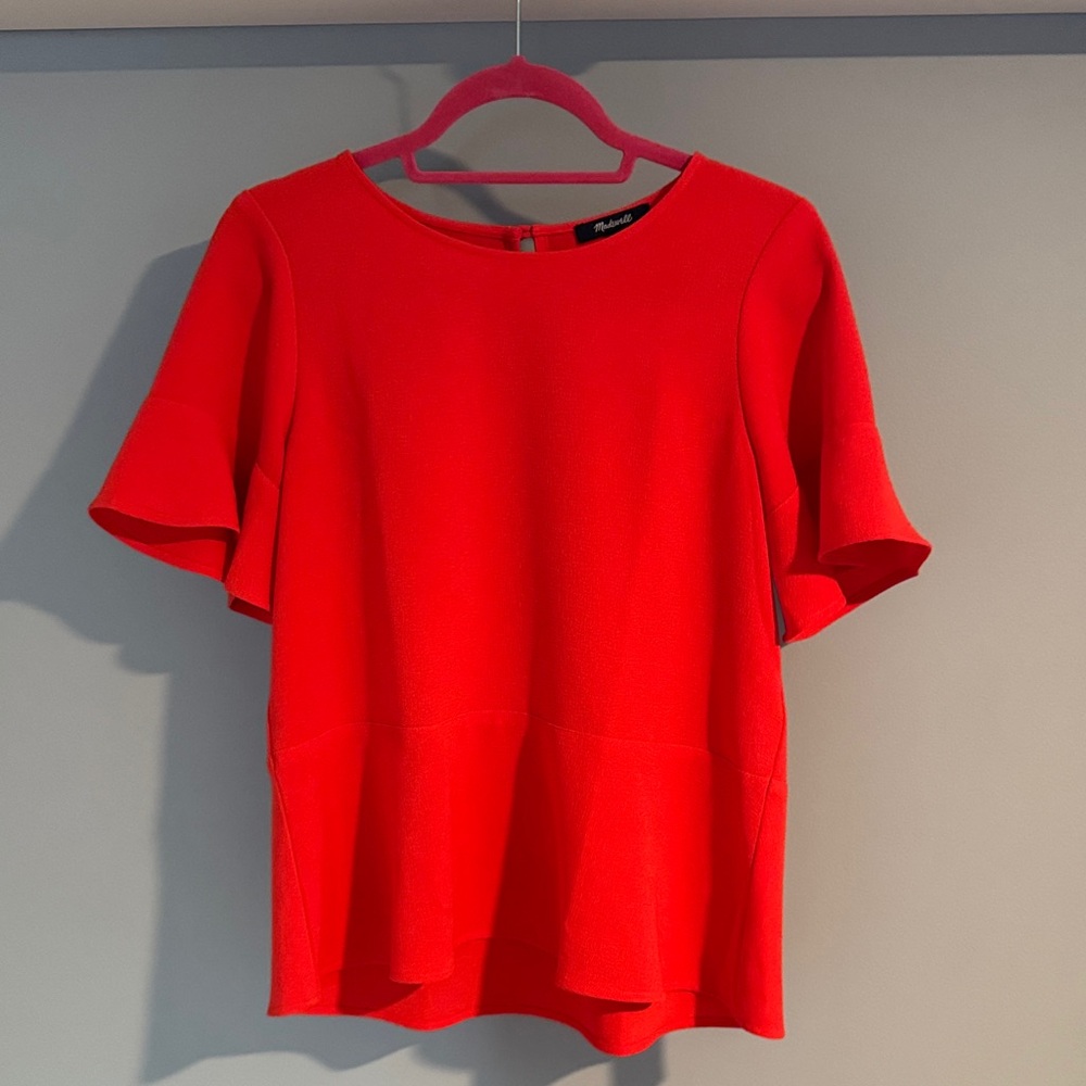 Madewell small Red/orangeWomen's Top